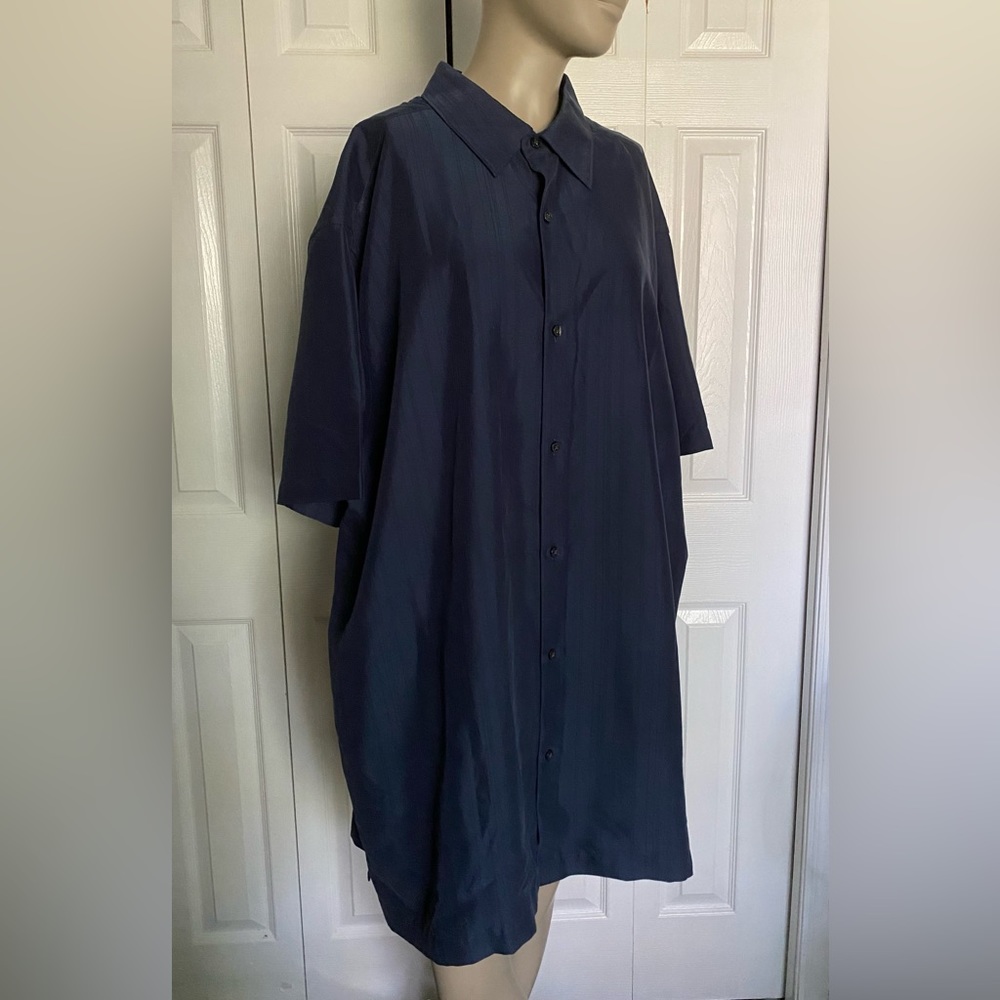 New AXIST Men's Big & Tall Navy Blue Shirt Size 2X